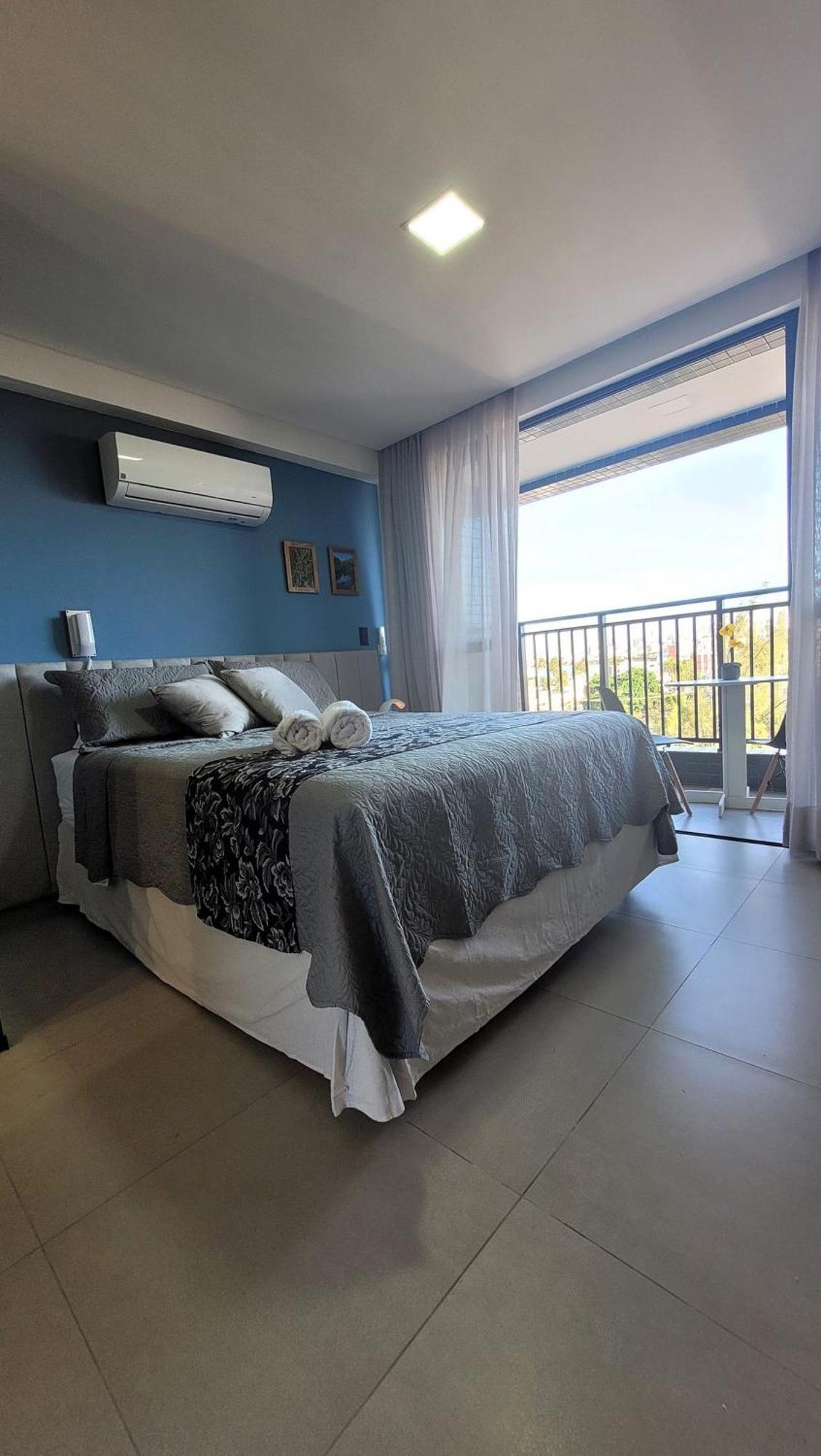 Apartment Com Varanda E Vista O Mar *